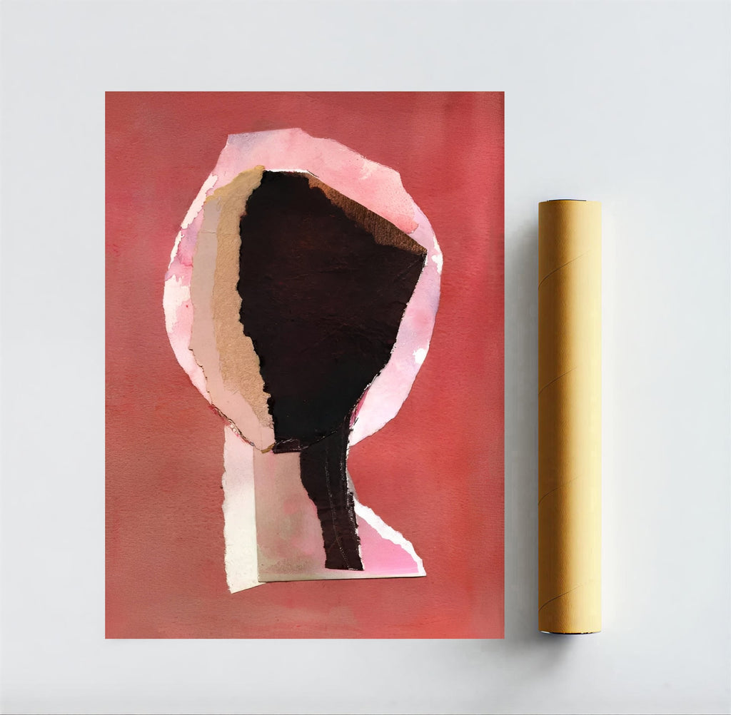 Abstract Collage Wall Art Print