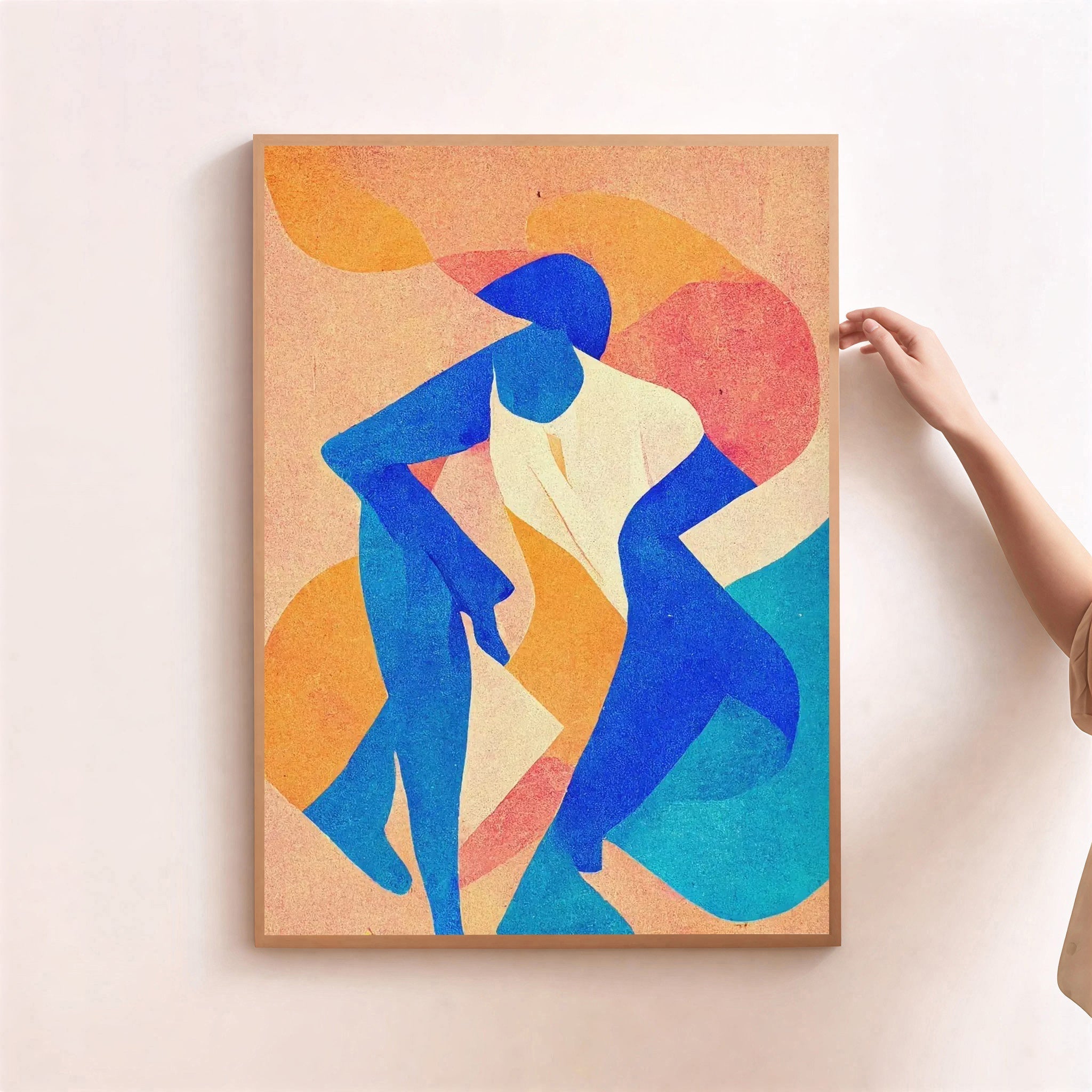 Modern Abstract Figurative Art Print