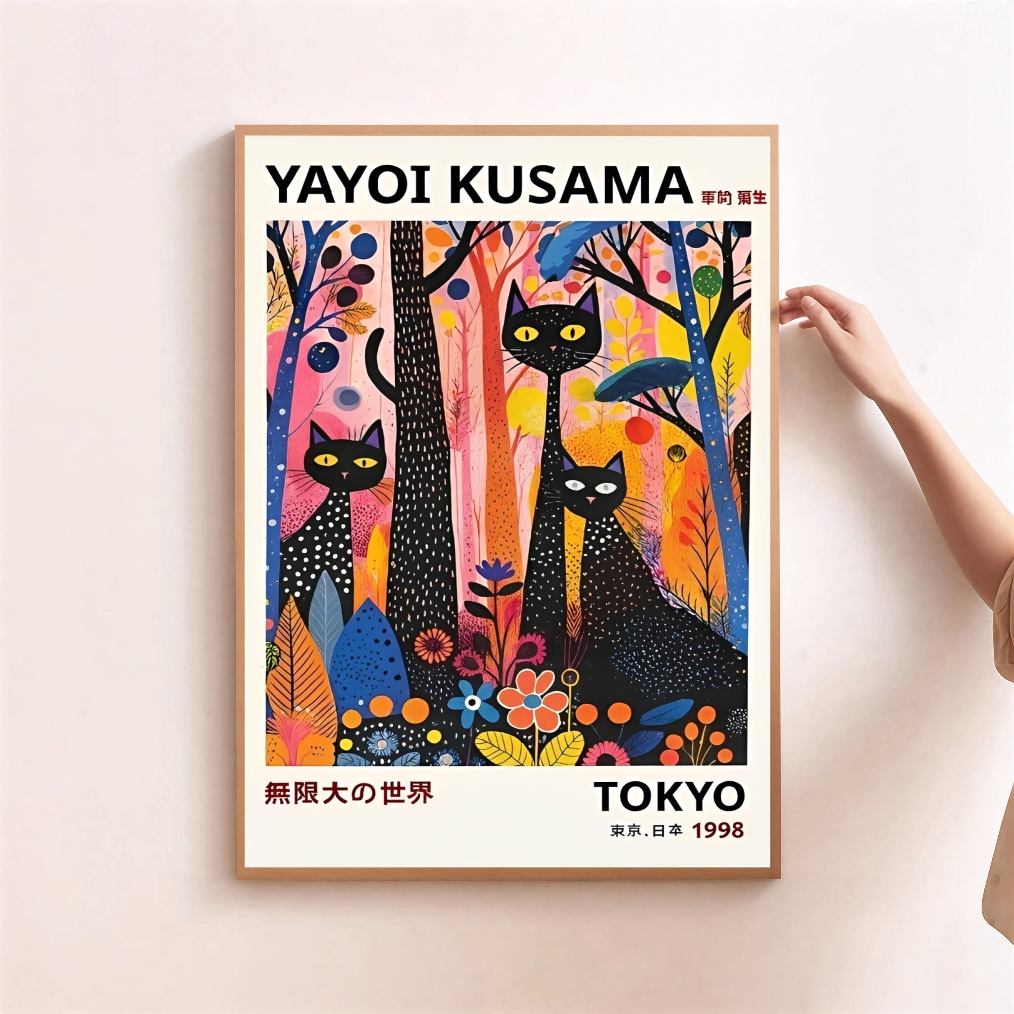 Yayoi Kusama Black Cats