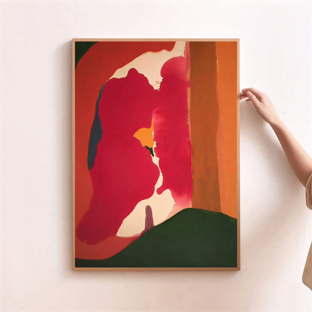 Abstract Color Block Wall Art Poster