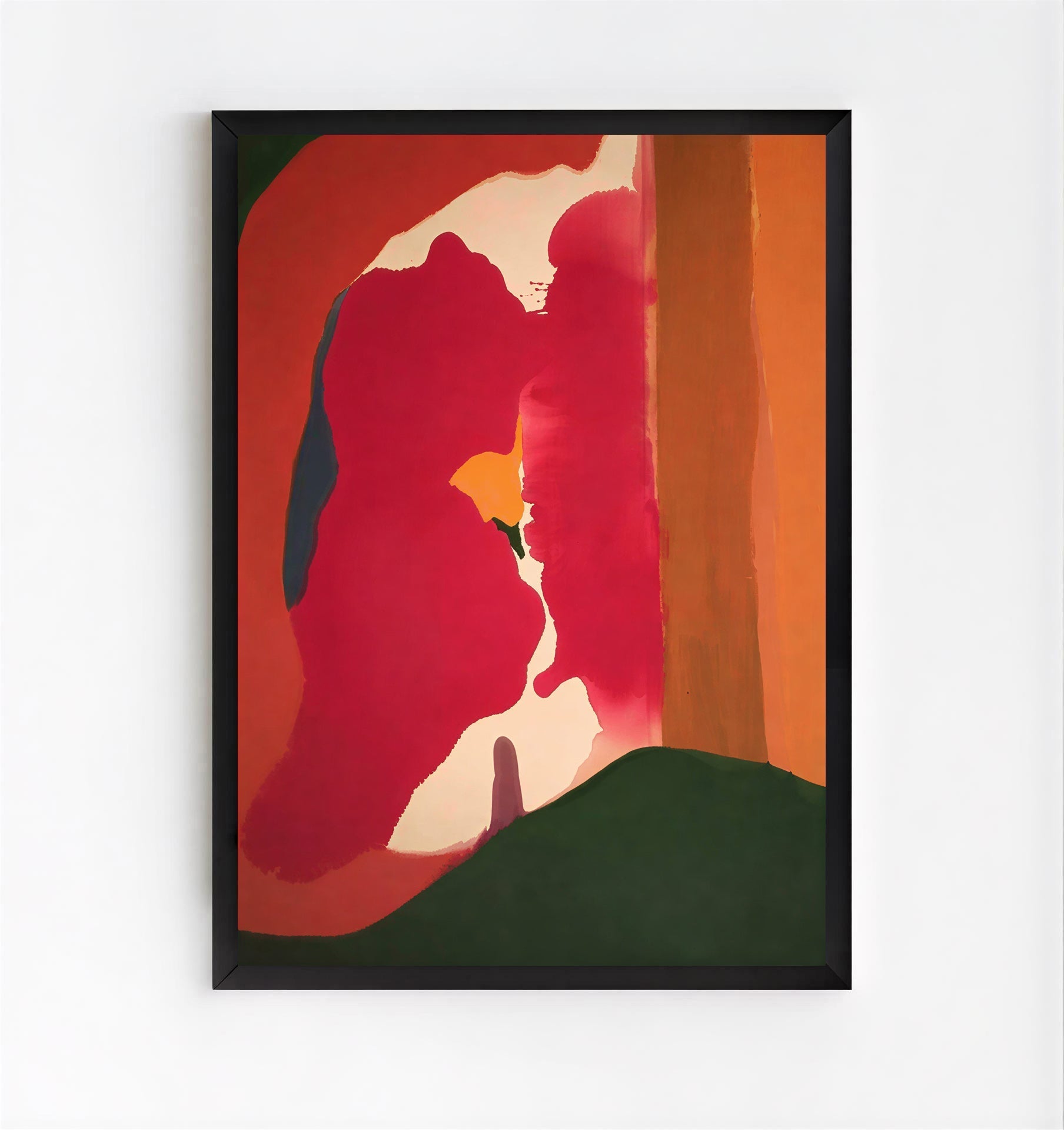 Abstract Color Block Wall Art Poster