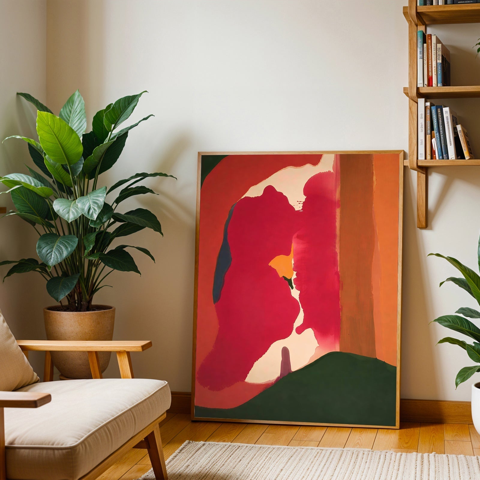 Abstract Color Block Wall Art Poster