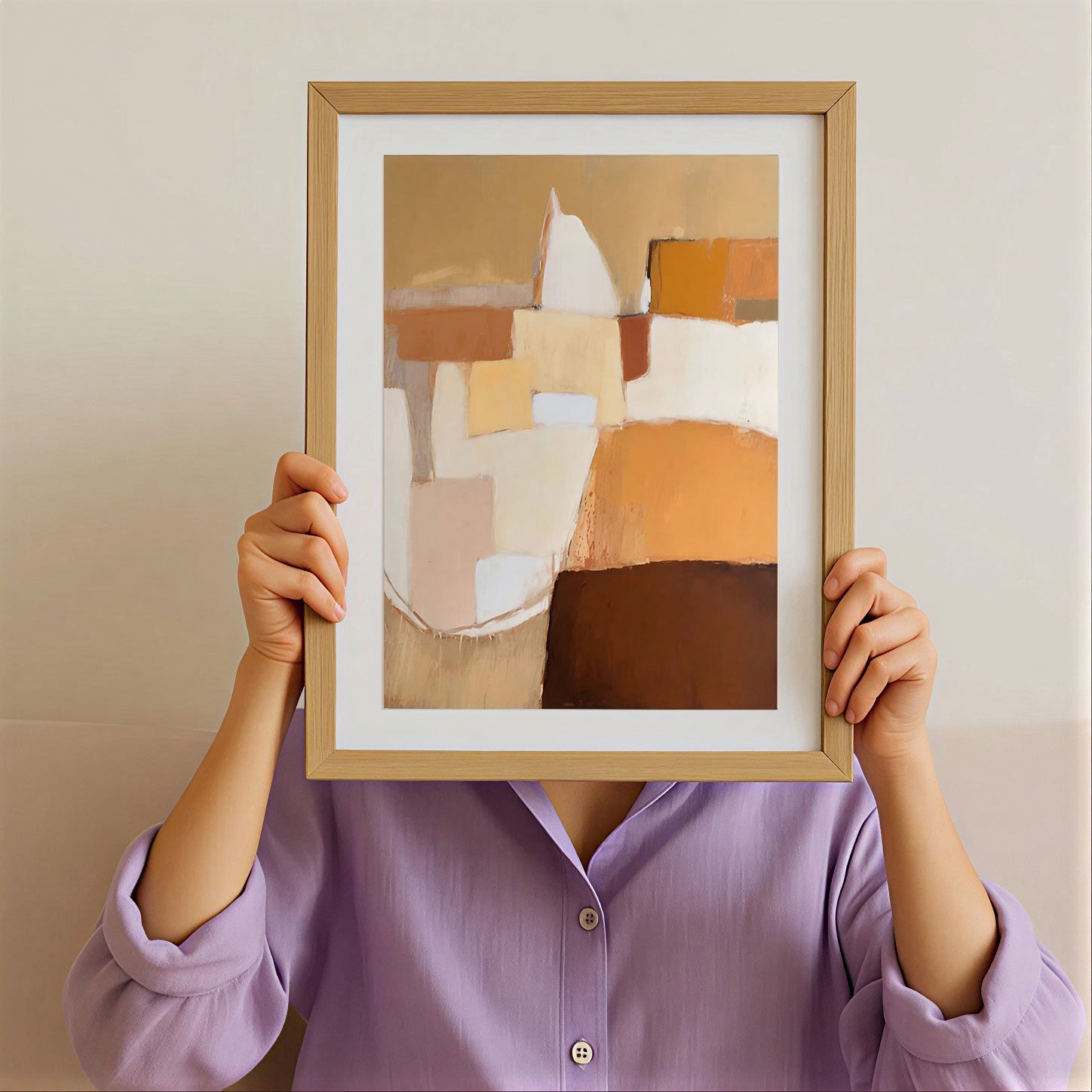 Modern abstract wall art print