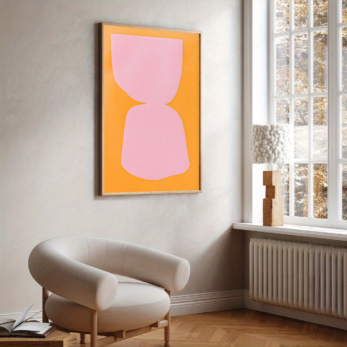 Modern Abstract Pastel Art Poster