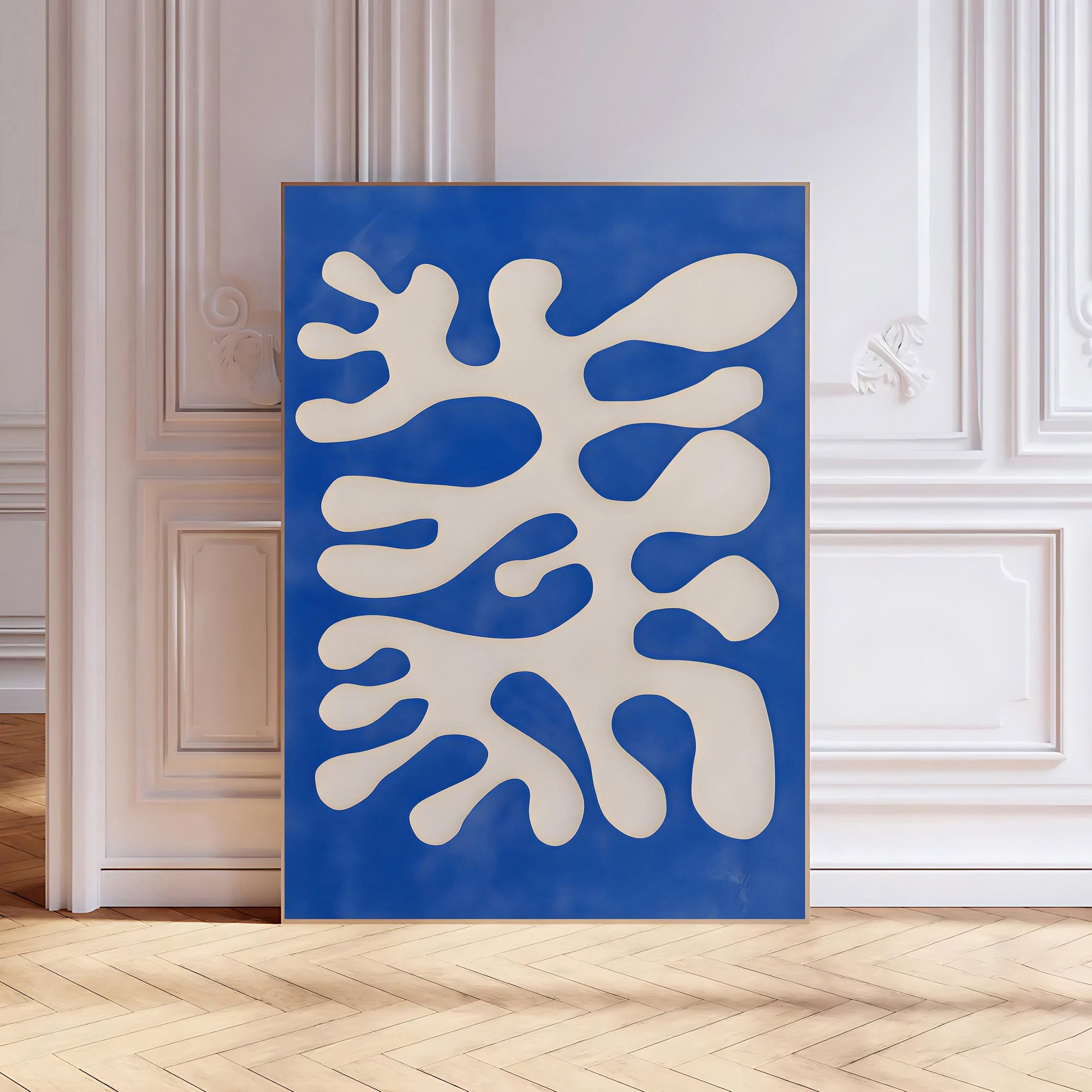 Modern abstract organic wall art print