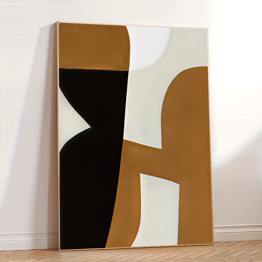 Abstract geometric art print