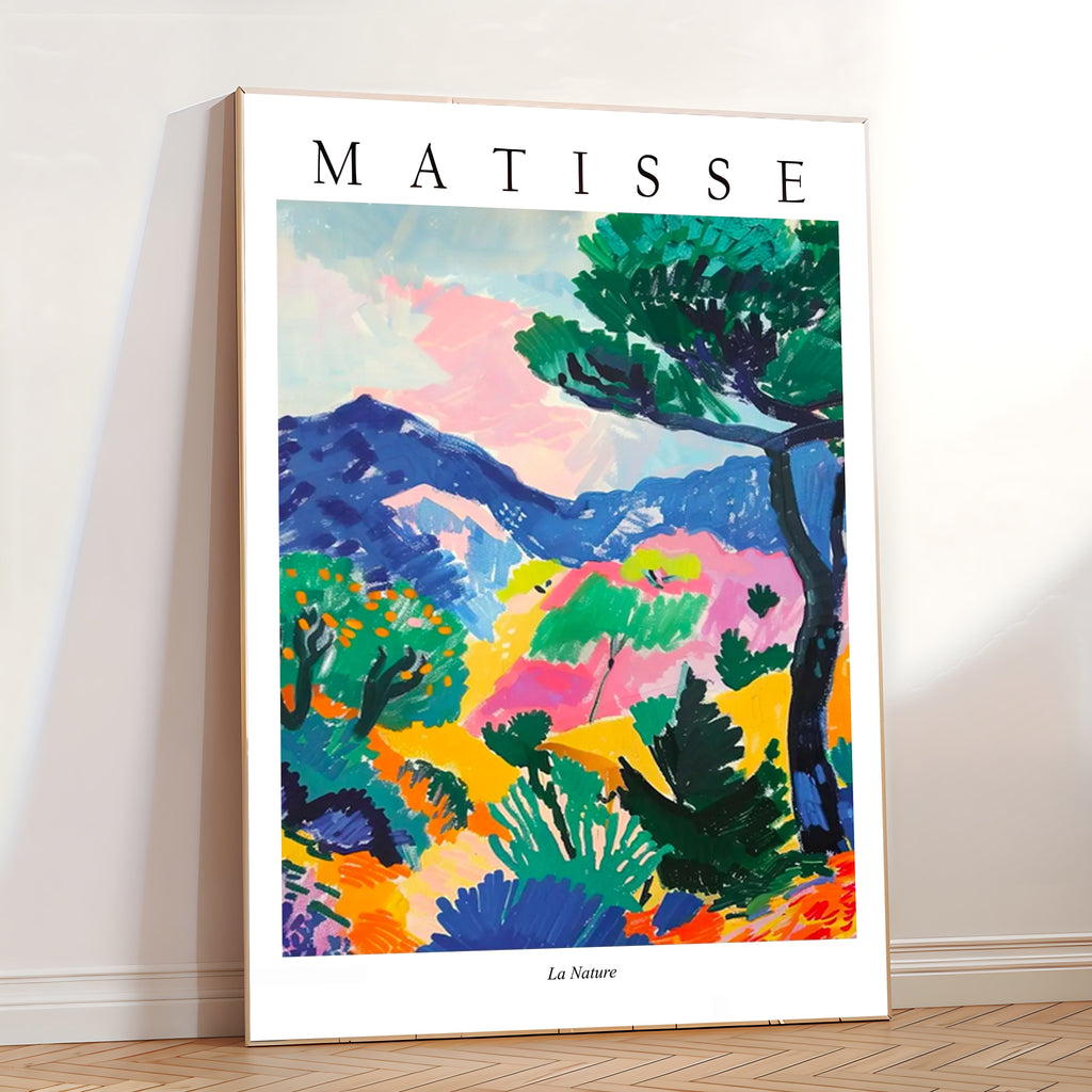 Matisse Inspired Landscape Art Print