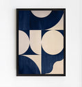 Modern geometric abstract wall art print