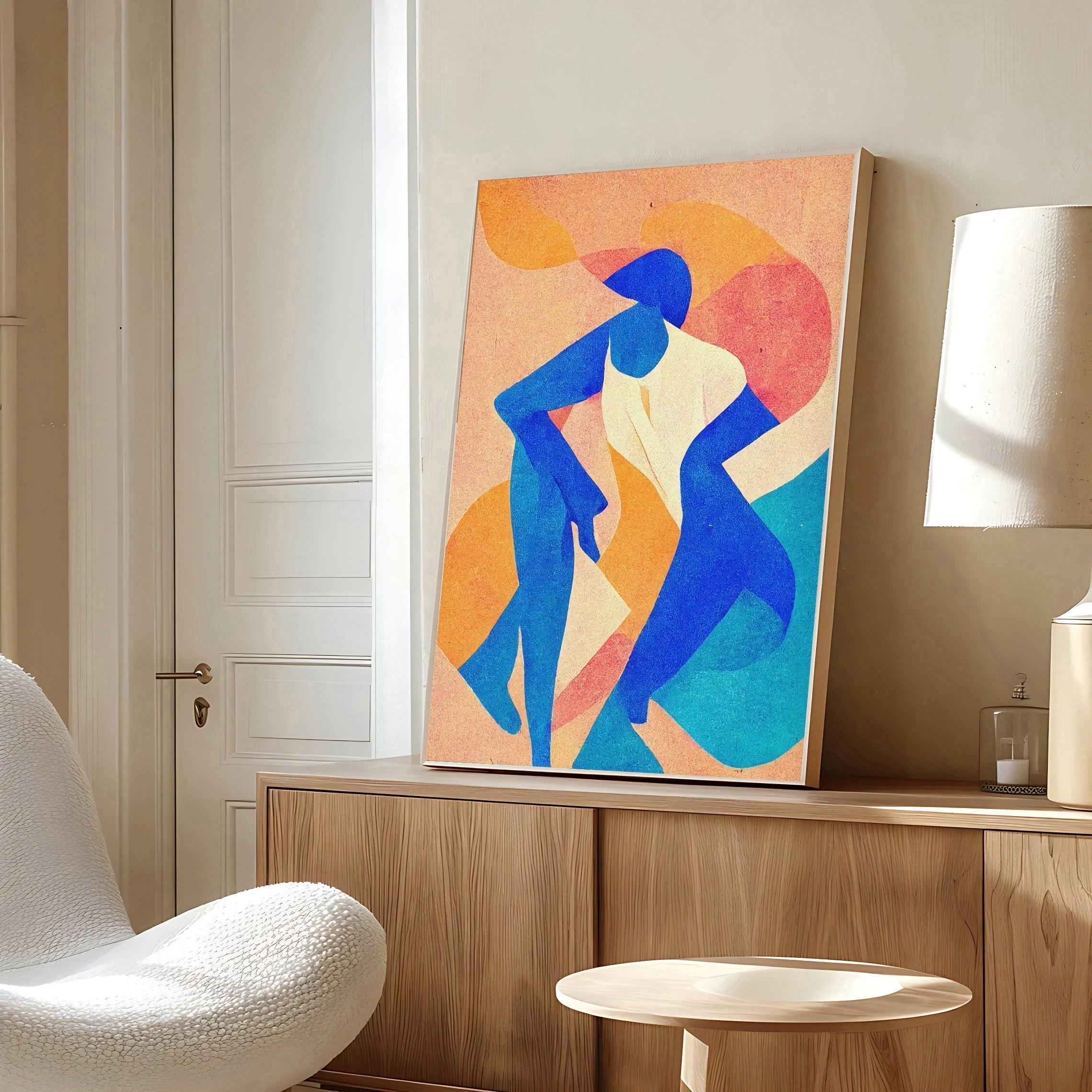 Modern Abstract Figurative Art Print