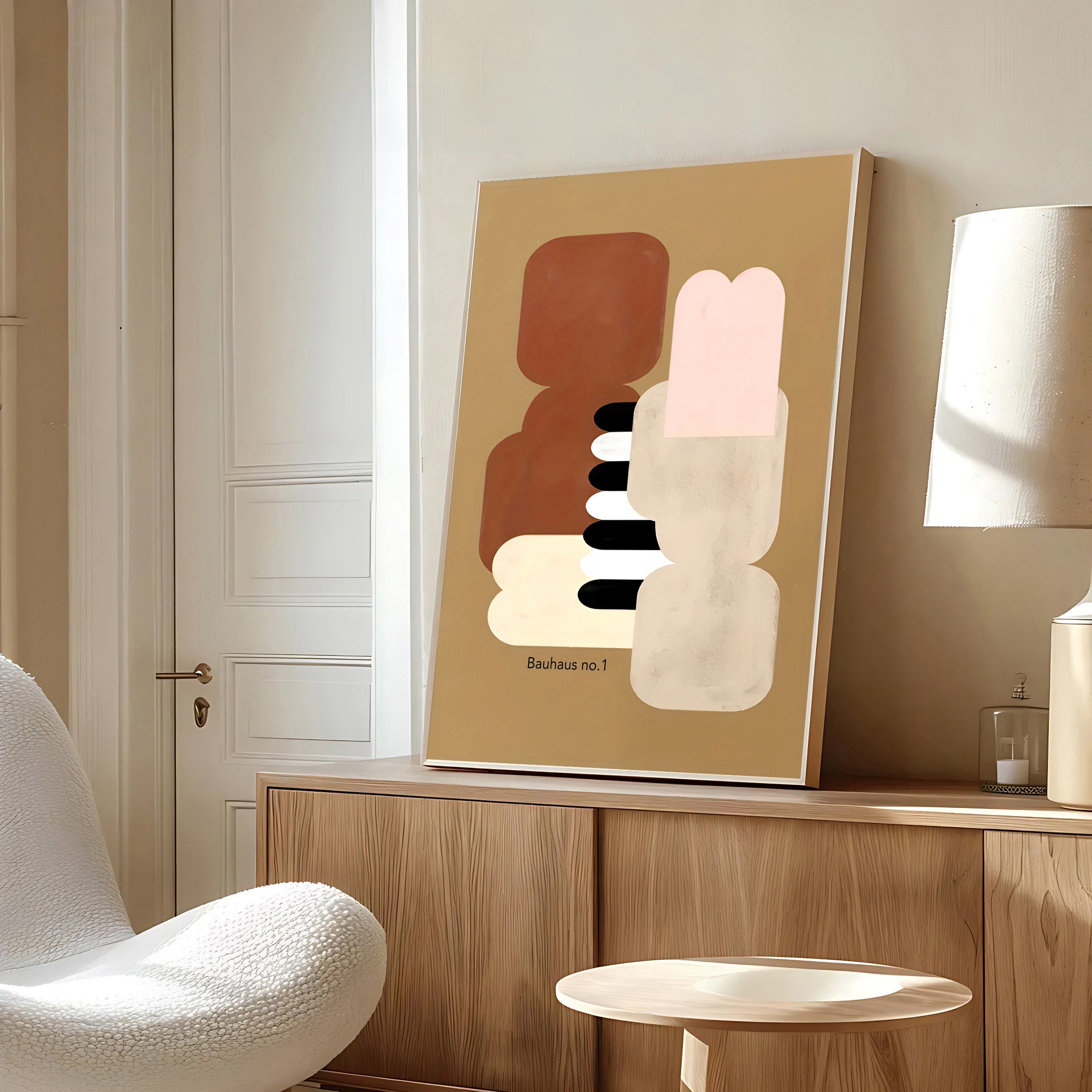 Bauhaus Abstract Wall Art Print