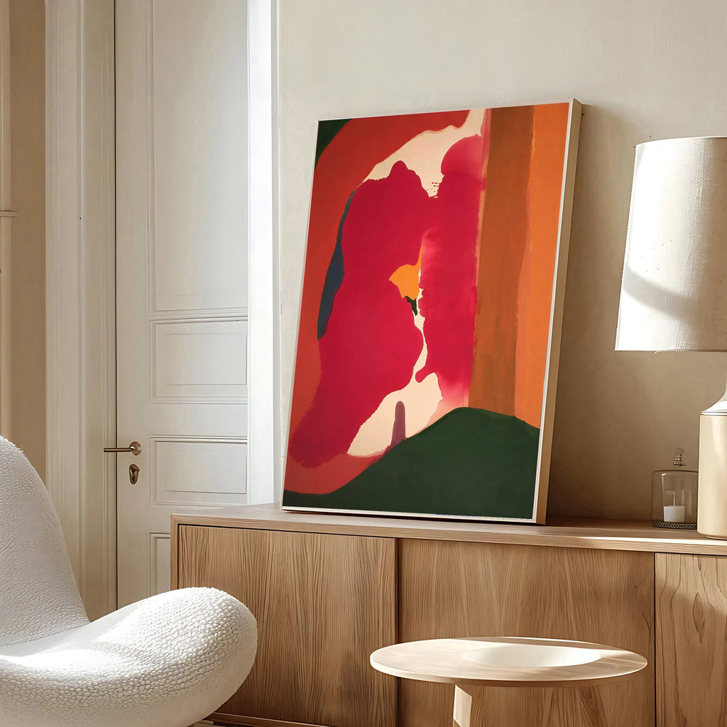 Abstract Color Block Wall Art Poster