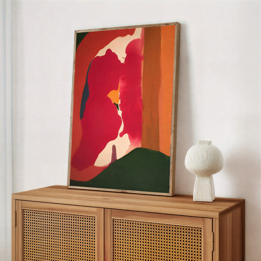 Abstract Color Block Wall Art Poster