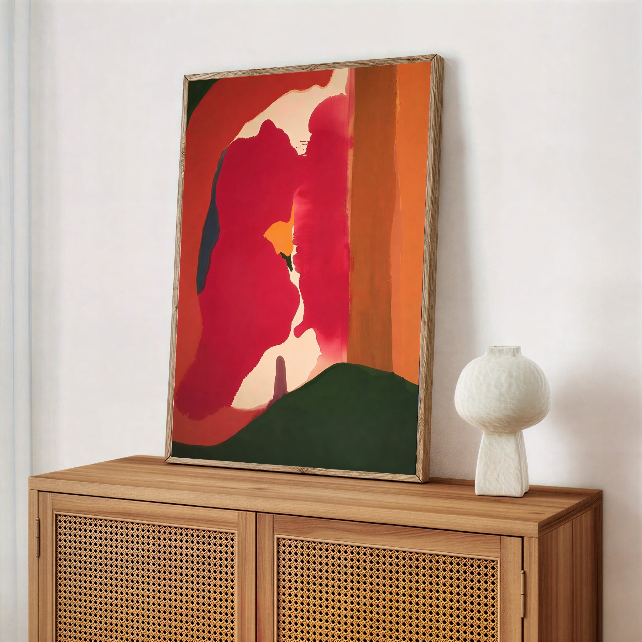 Abstract Color Block Wall Art Poster