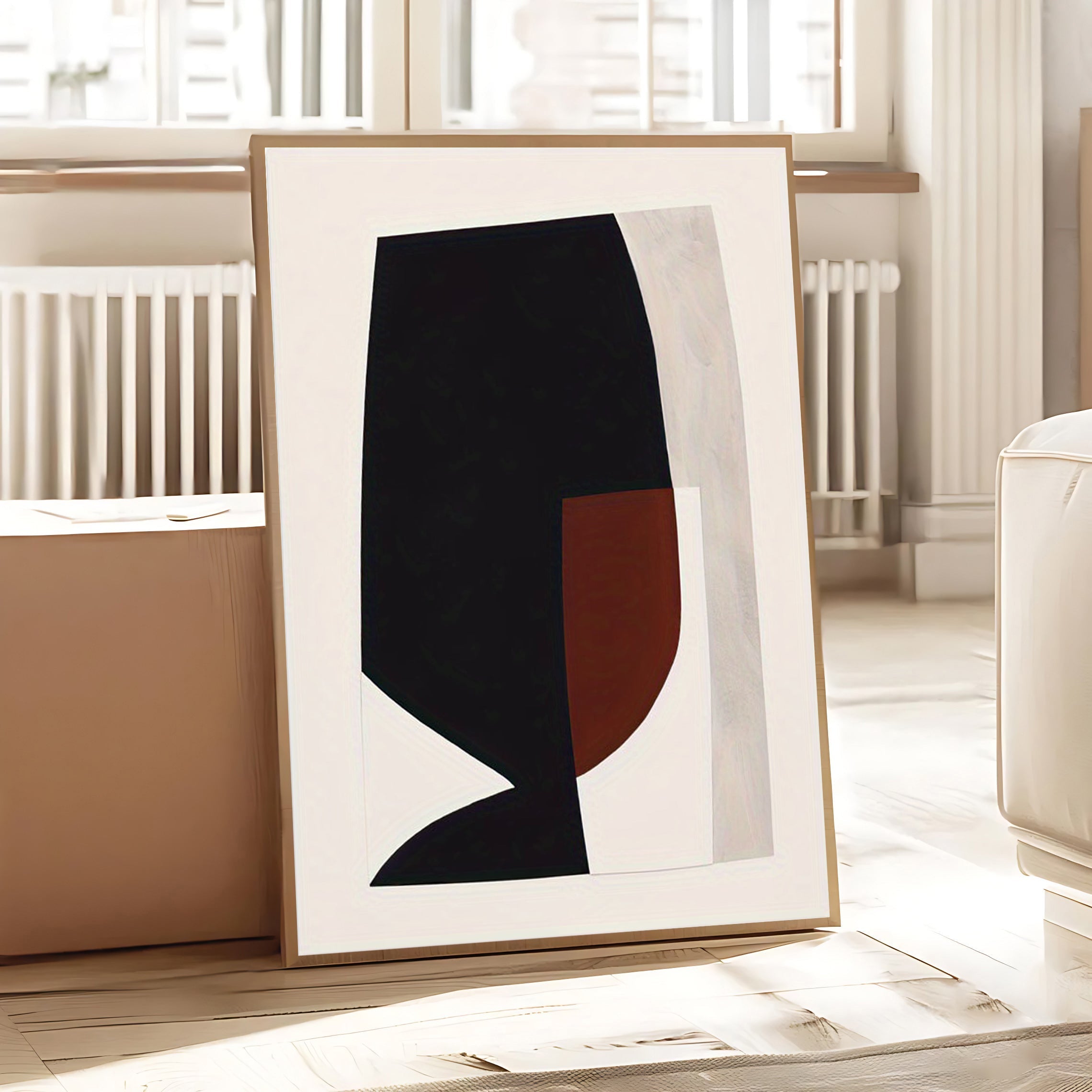 Abstract Geometric Minimalist Art Print