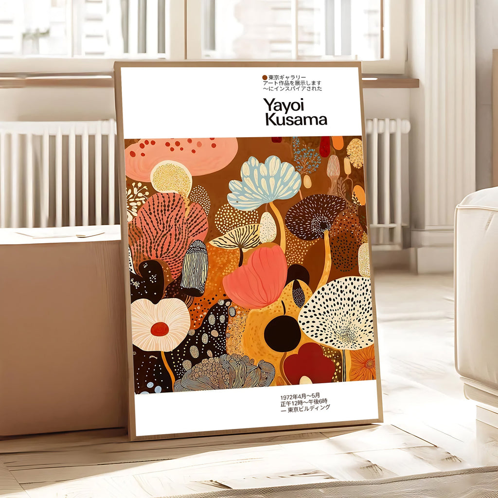 Yayoi Kusama Inspired Poster