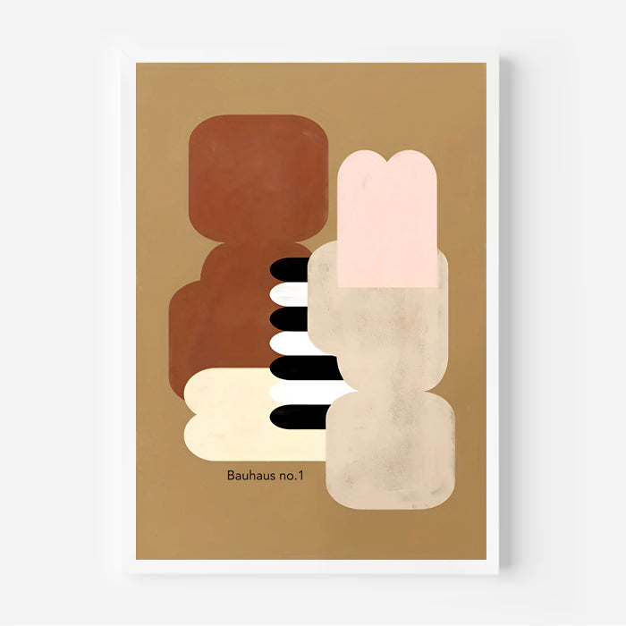 Bauhaus Abstract Wall Art Print
