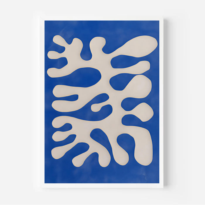 Modern abstract organic wall art print