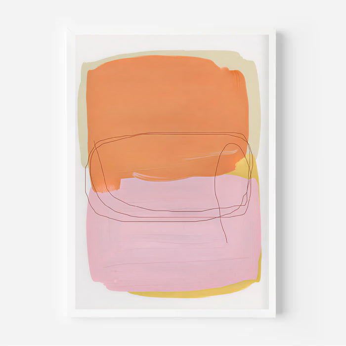 Minimalist abstract wall art print