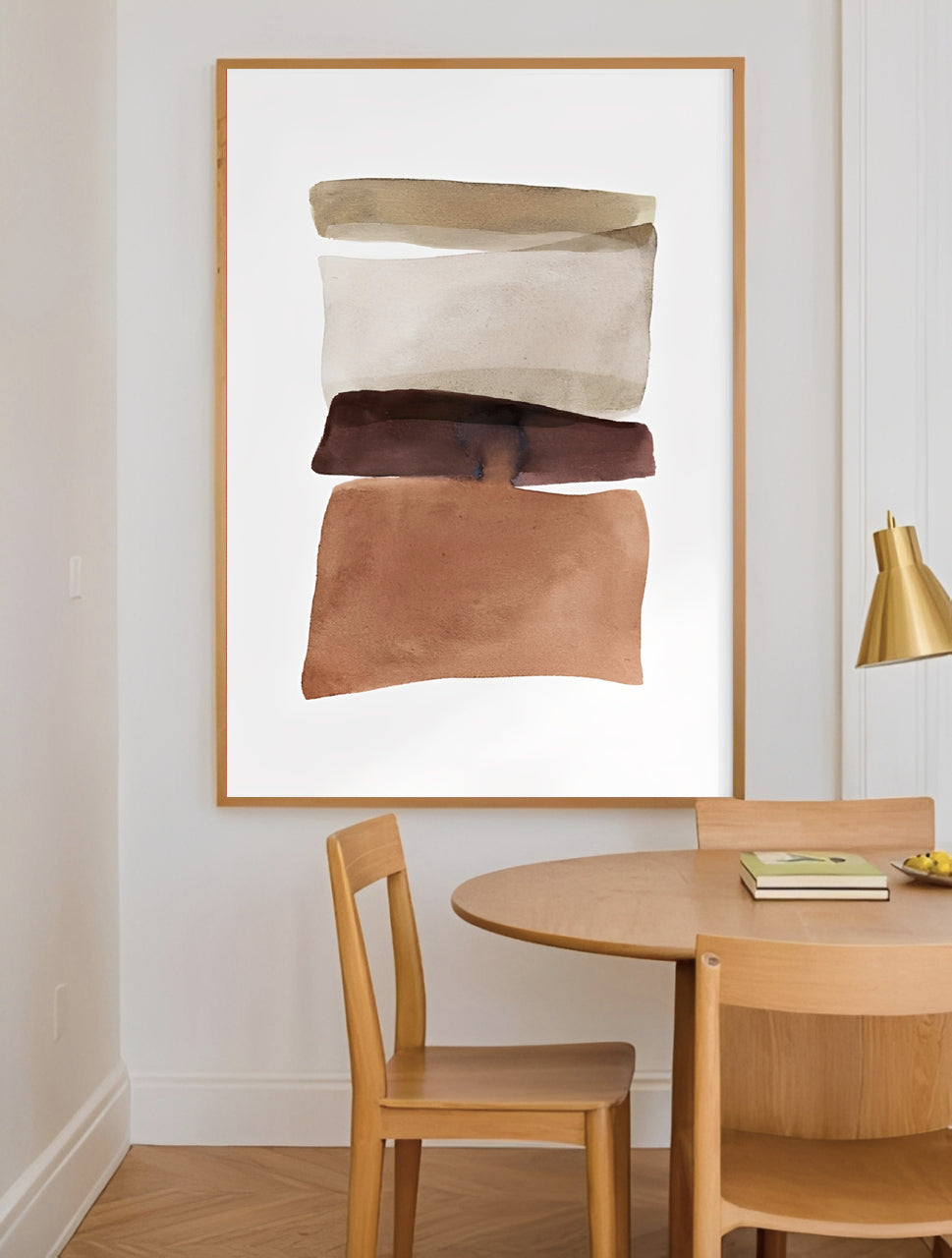 Abstract Wall Art Print in Neutral Tones